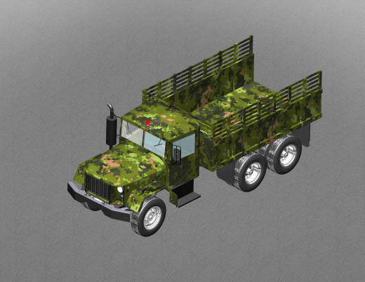 29-M35A2+卡车 3d模型图纸缩略图